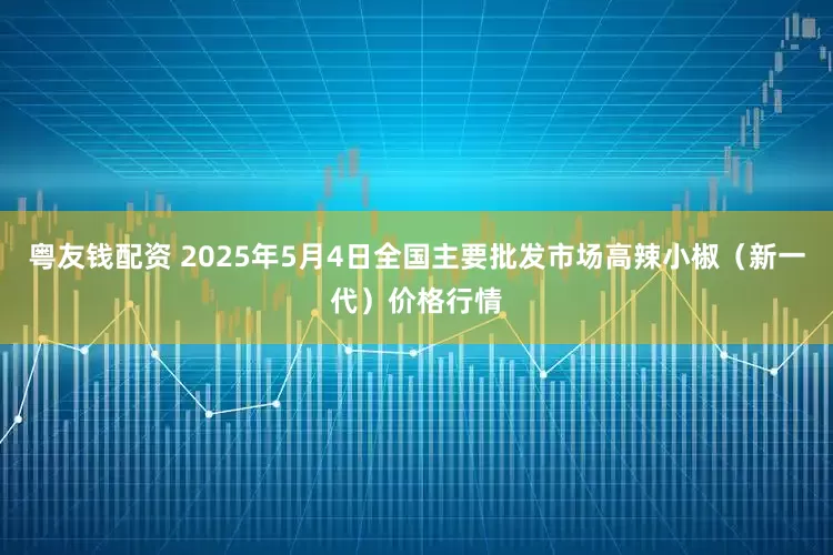 粤友钱配资 2025年5月4日全国主要批发市场高辣小椒（新一代）价格行情