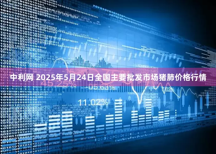 中利网 2025年5月24日全国主要批发市场猪肺价格行情